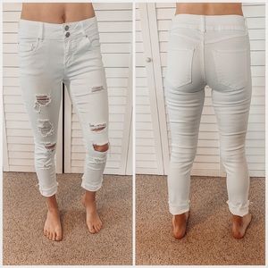 White jeans
